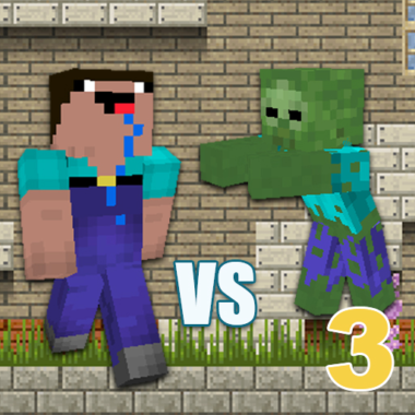 Minecraft Noob vs Zombies 3